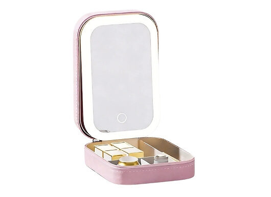 Jewellery Case with LED Mirror - 4 Colours