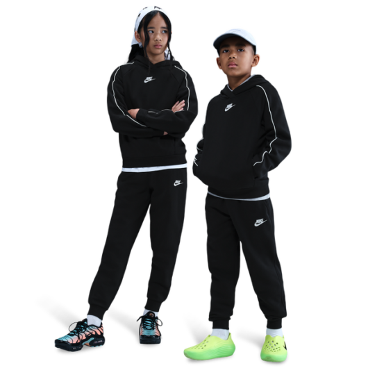 Nike fleece Kid's Tracksuits - Black - Size XS - Cotton Jersey