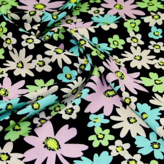 John Kaldor Barbi Four Way Stretch Suiting Fabric Black
