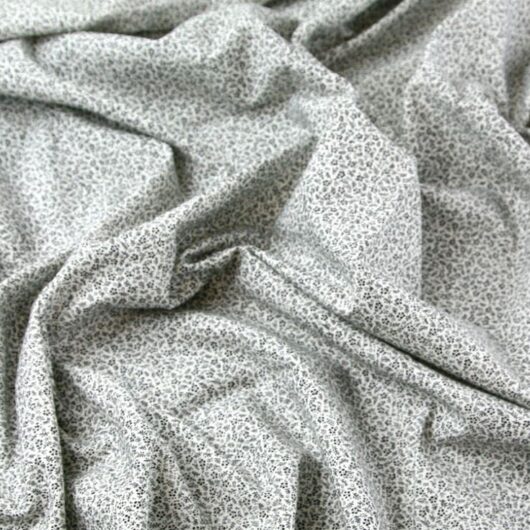 John Louden 100% Cotton Fabric Black on White