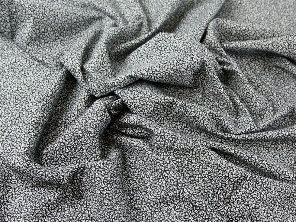John Louden 100% Cotton Fabric White on Black