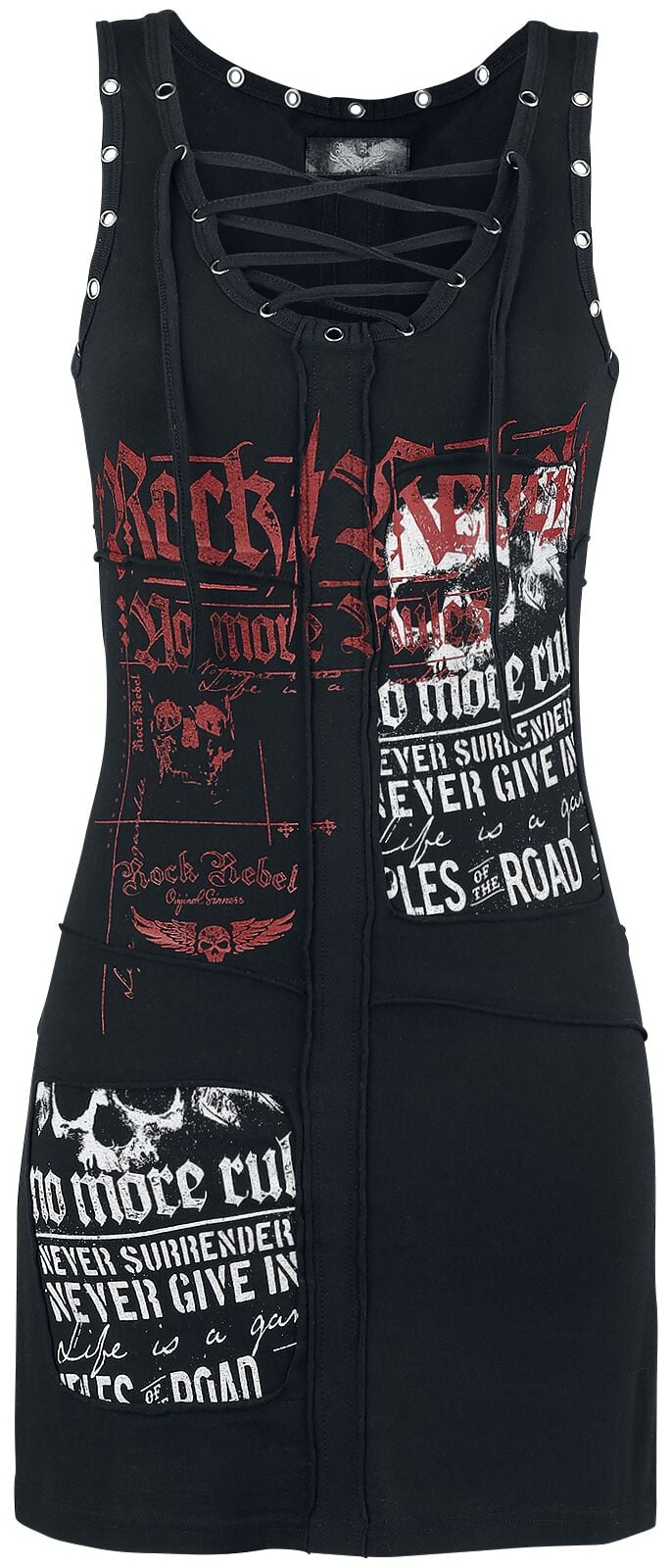 Rock Rebel by EMP Stay A Little Longer Mini Dress black